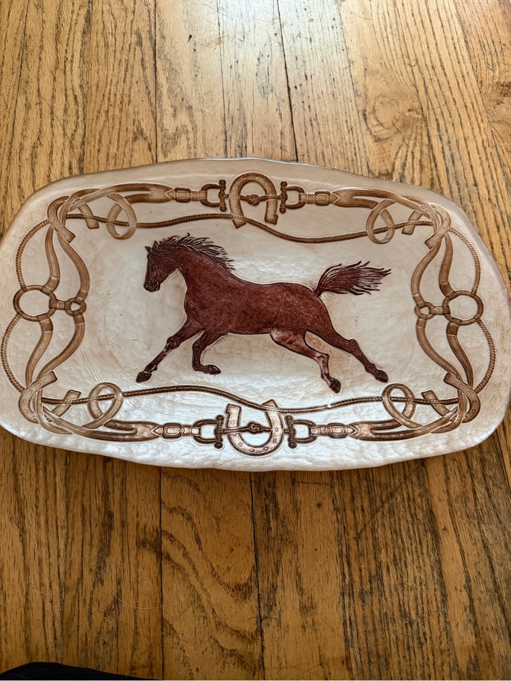 Equestrian Horse Bit Platter - Home Art
